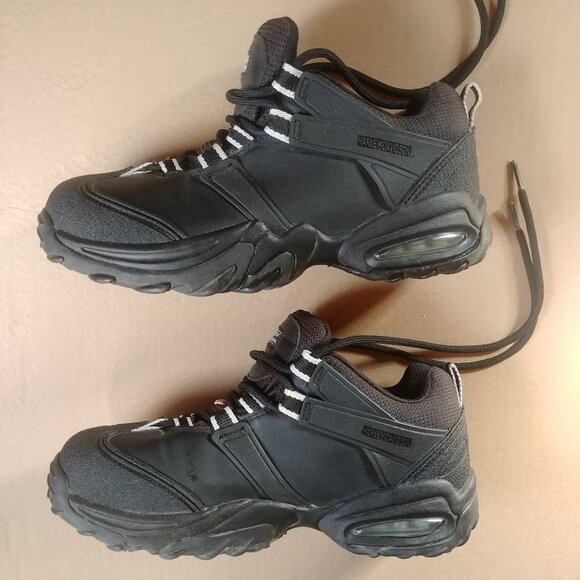 Harley Davidson Womens Size 8 Wide Black CSA Steel Toe Work Shoes Boots - Picture 5 of 15